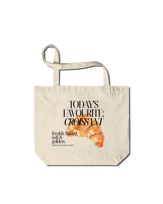 TODAY'S FAVOURITE: CROISSANT TOTE BAG
