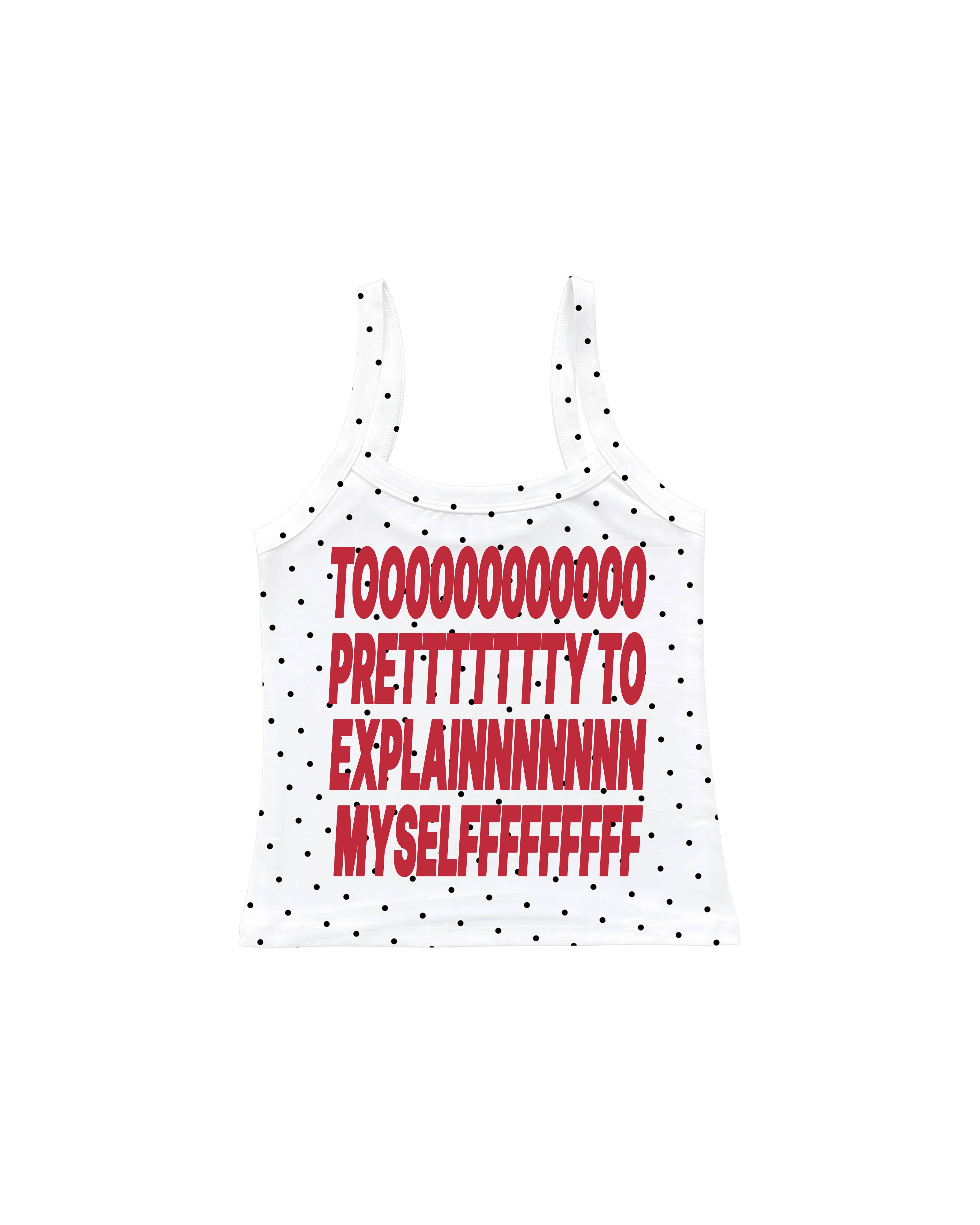 TOO PRETTY - POLKA DOT ASKILI BLUZ