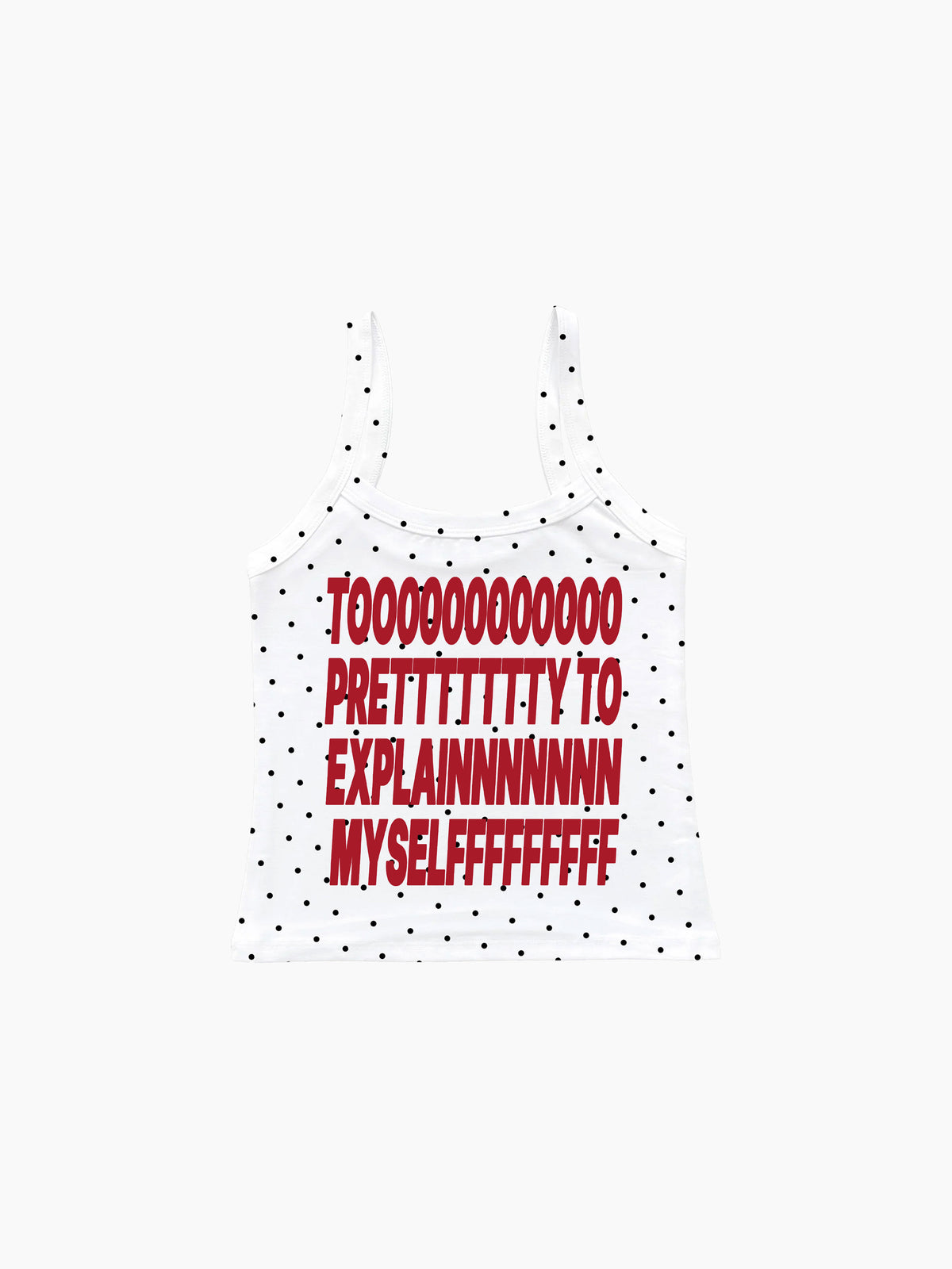 Too Pretty - Polka Dot Tank Top