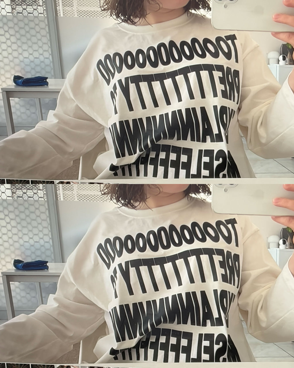 TOO PRETTY LONG SLEEVE T-SHIRT