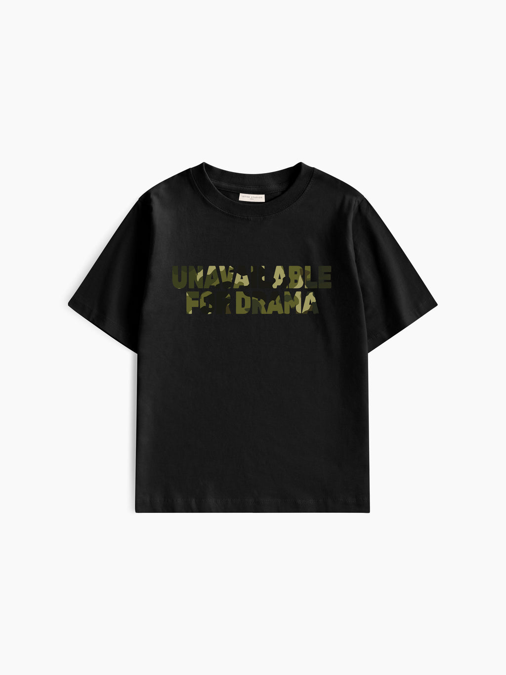Unavailable For Drama Baby Tee - Siyah - Baby Tee - Lethe Studios
