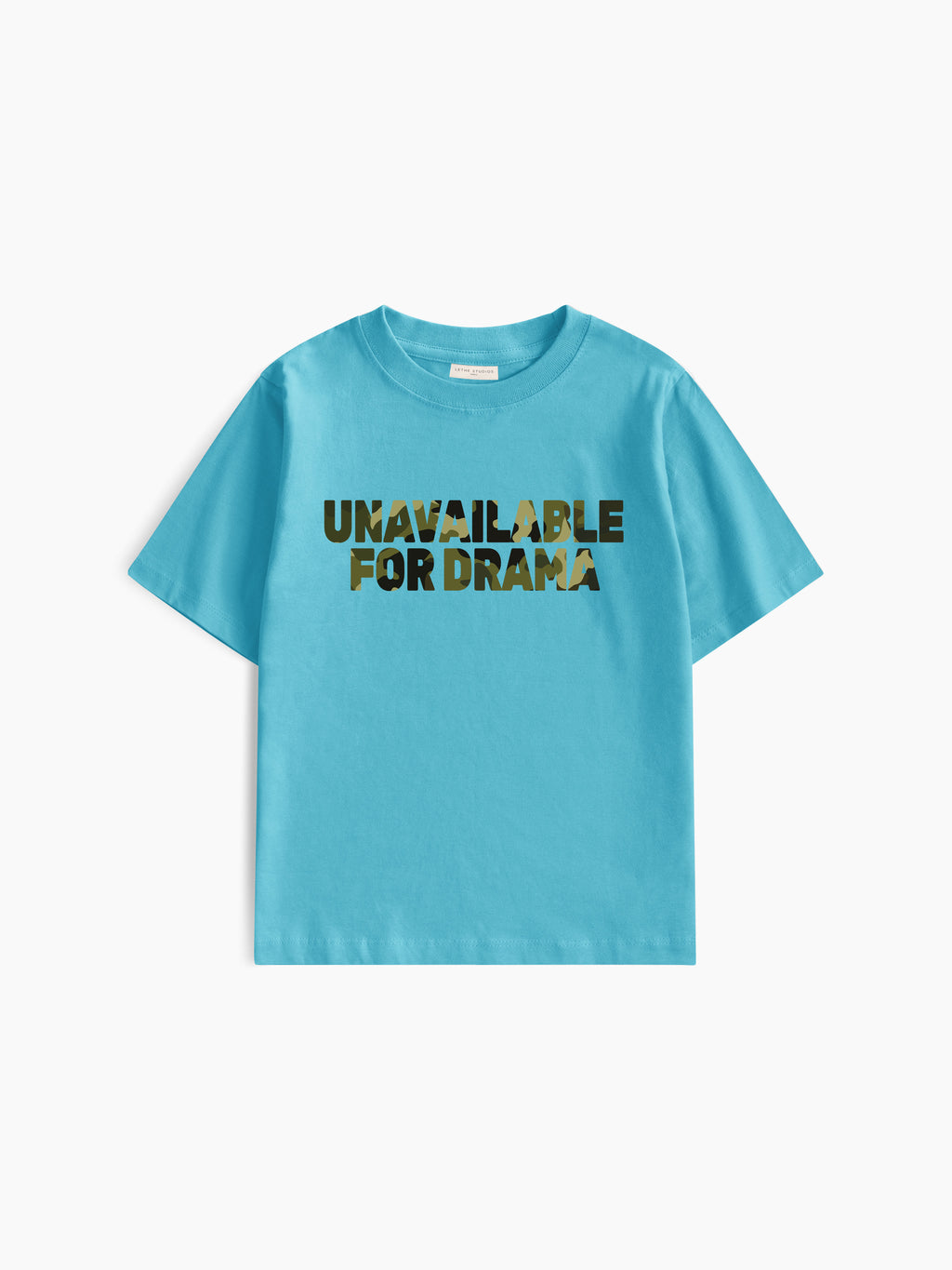 Unavailable For Drama Baby Tee - Turkuaz - Baby Tee - Lethe Studios