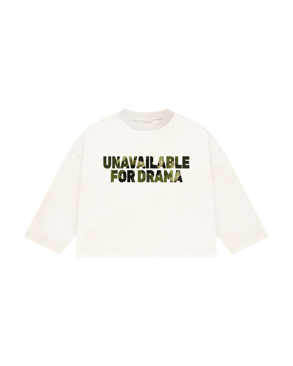 Unavailable Uzun Kollu T-Shirt - Ekru - Uzun Kollu T-Shirt - Lethe Studios
