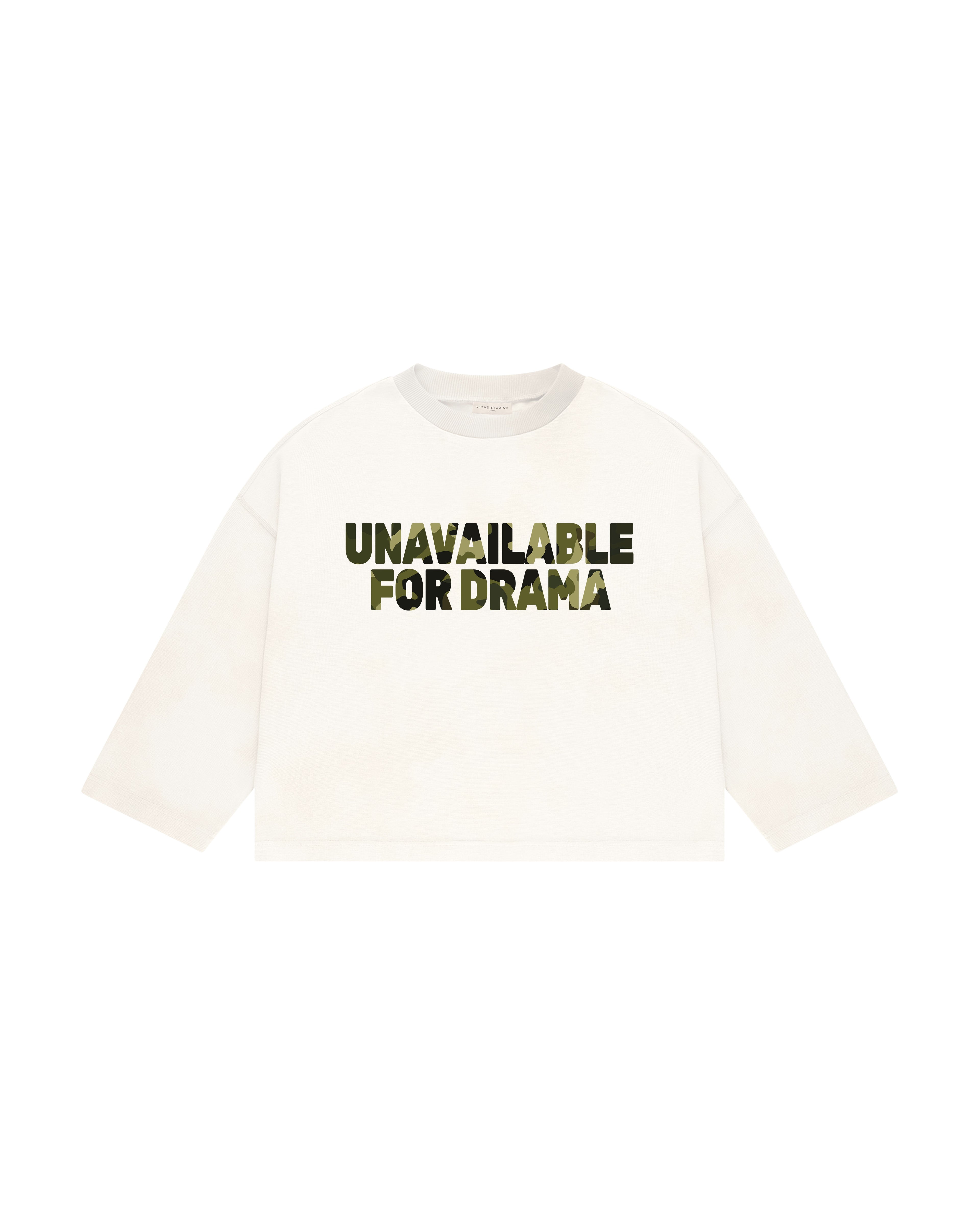 Unavailable Uzun Kollu T-Shirt - Ekru - Uzun Kollu T-Shirt - Lethe Studios