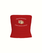 PILATES PRINCESS STRAPLESS TOP