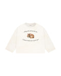 Wild & Free Uzun Kollu T-Shirt - Ekru - Uzun Kollu T-Shirt - Lethe Studios