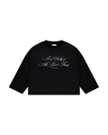 Worth Of Good Uzun Kollu T-Shirt - Siyah - Uzun Kollu T-Shirt - Lethe Studios